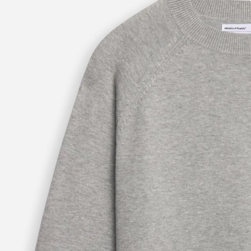 Gray Atlas Crewneck Sweater - Picture 3 of 6